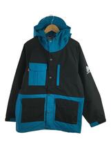 Evisen skateboards◆BLUE MOUNTAIN PARKA/XL/ナイロン/ブルー×ブラック_画像1