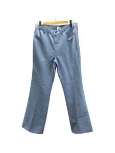 Levi’s◆70s/Gentlemans jeans/42Talon/ブーツカットパンツ/36/ポリエステル/IDG/無地