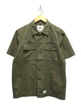 WTAPS◆19SS BUDS SS SHIRT 半袖シャツ/2/コットン/KHK/191BRDT-SHM03_画像1