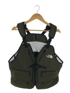 THE NORTH FACE◆GEAR MESH VEST_ギアメッシュベスト/M/ナイロン/KHK