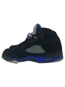 NIKE◆AIR JORDAN 5 RETRO_エア ジョーダン 5 レトロ/27cm/BLK/スウェード