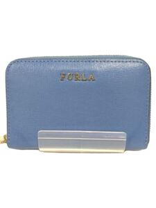 FURLA◆コインケース/レザー/ブルー/レディース