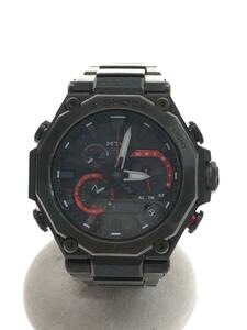 CASIO◆ソーラー腕時計_G-SHOCK/アナログ/BLK/BLK