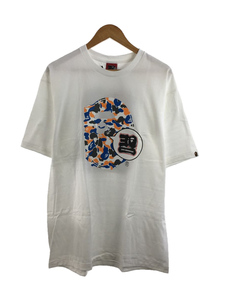 A BATHING APE◆Tシャツ/XXL/コットン/WHT/1J22110027/30TH ANNIV APE HEAD TEE SET