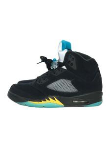 NIKE◆AIR JORDAN 5 RETRO/エアジョーダン5レトロ/DD0587-047/ブラック/25.5cm