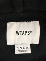 WTAPS◆222ATDT-CSM17/X3.0 HOODY/プルオーバーパーカー/バックプリント/クロスボーン/黒_画像3