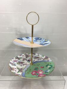 WEDGWOOD*2 step cake stand / Western-style tableware other /WHT