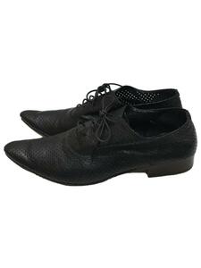 YOHJI YAMAMOTO◆ドレスシューズ/UK5/BLK/レザー