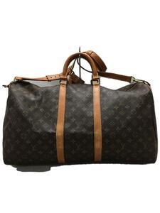 LOUIS VUITTON◆キーポル55_モノグラム_BRW/PVC/BRW