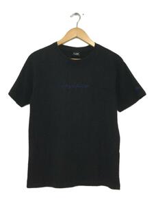 YOHJI YAMAMOTO◆×NEW ERA/19ss/Tシャツ/3/コットン/ブラック/HH-T98-075