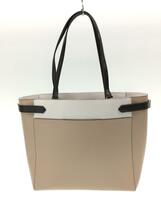 kate spade new york◆トートバッグ/PVC/BEG/無地/D411_画像3