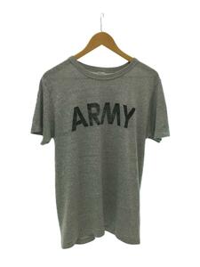 Champion◆80s/トリコタグ/霜降り/USA製/ARMY/Tシャツ/L/コットン/グレー