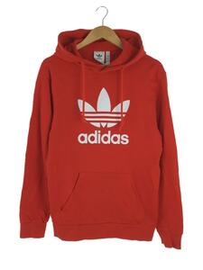 adidas◆パーカー/O/コットン/RED/プリント/0DY001