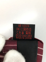 BURBERRY BLACK LABEL◆ネクタイ/コットン/RED/チェック/メンズ_画像4