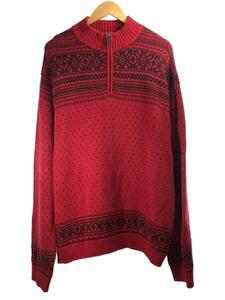 CHAPS RALPH LAUREN◆セーター(厚手)/XL/コットン/RED
