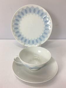 Rosenthal* cup & saucer & cake plate /3 point set /WHT/Lotus Kobalt