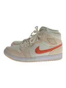 NIKE◆AIR JORDAN 1 MID SE_エアジョーダン 1 ミッド SE/28.5cm/WHT/コーデュロイ