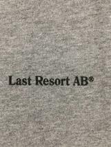 Last Resort AB◆Tシャツ/XL/コットン/GRY/プリント/バックプリント/クルーネック/オーバーサイズ_画像6