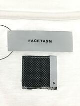 FACETASM◆Tシャツ/5/コットン/WHT/プリント/YA-TEE-U14_画像3