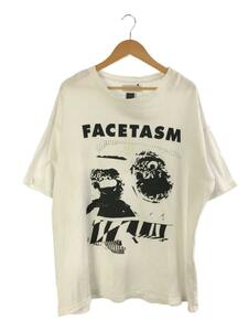 FACETASM◆Tシャツ/0/コットン/WHT/プリント/RB-TEE-U16