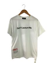 WIND AND SEA◆DLM T-SHIRT/Tシャツ/L/コットン/WHT/毛羽立ち_画像1