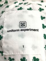 uniform experiment◆CLOVER LS SHIRTS/長袖シャツ/1/コットン/WHT/UE-110029_画像3