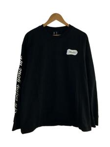 MR.ENJOY DA MONEY◆長袖Tシャツ/XL/コットン/BLK