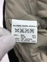 RADIALL◆スタジャン/40/ウール/BLK/無地/RAD-12AW-JK004-2_画像5