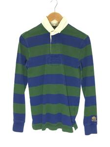 RUGBY RALPHLAUREN◆ポロシャツ/XS/コットン/グリーン/ボーダー