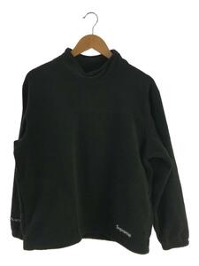 Supreme◆22AW/Polartec Mock Neck Pullover/スウェット/S/ポリエステル/BLK