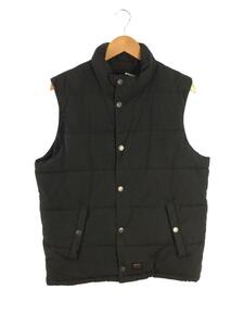 DEUS EX MACHINA◆carson vest jacket/ダウンベスト/1/コットン/グレー/灰色/無地/DMF76731