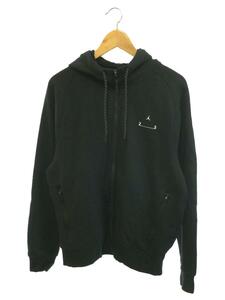 NIKE◆ナイキ/ジップパーカー/L/コットン/JORDAN BRAND AS M J 23E FLC FZ BLACK