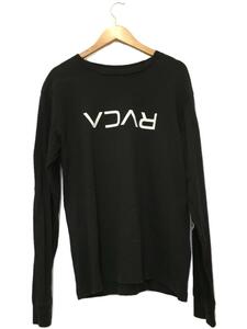 RVCA◆長袖Tシャツ/L/コットン/BLK/AJ042-054