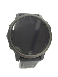 GARMIN◆腕時計/デジタル/ラバー/ブラック/Fenix 6s sapphire
