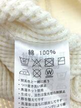 Healthknit◆長袖Tシャツ/L/コットン/CRM_画像4