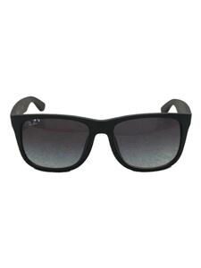 Ray-Ban◆サングラス/ウェリントン/プラスチック/BLK/BLK/メンズ/RB4165-F