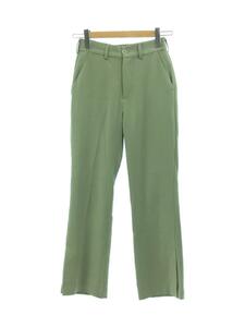 JEANASIS◆Trousers Slacks /スリットフレアパンツ/ボトム/S/ポリエステル/GRN/JS050405MC