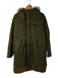 COACH◆モッズコート/48/コットン/KHK/SHRLNG CONVERT PARKA