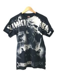 LINKIN PARK/00s/METEORA/全面プリントROCK EAGLE/Tシャツ/M/コットン/BLK/