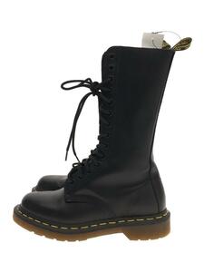 Dr.Martens◆スレ有/ロングブーツ/14ホール/37/BLK/レザー