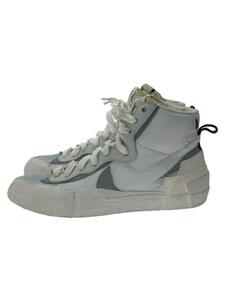 NIKE◆BLAZER MID SACAI/ブレーザーミッドサカイ/ホワイト/BV0072-100/27cm/WHT