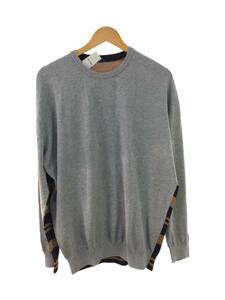 SOPHNET.*BACK BORDER CREWNECK KNIT/ свитер /XL/ хлопок /GRY/SOPH-220073