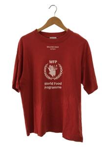 BALENCIAGA◆Tシャツ/XS/コットン/RED/UP57 2018 00707/WFP