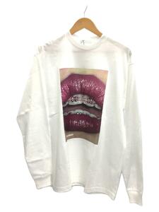 GOD SELECTION XXX◆LONG SLEEVE T-SHIRT/長袖Tシャツ/L/コットン/WHT/GX-A22-LT-07/タグ付/