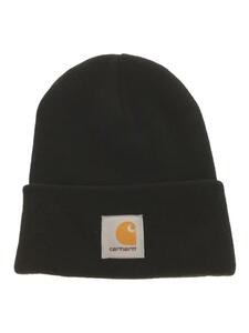 Carhartt◆ニットキャップ/FREE/アクリル/BLK/無地/メンズ