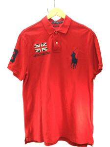 POLO RALPH LAUREN◆ポロシャツ/L/コットン/RED