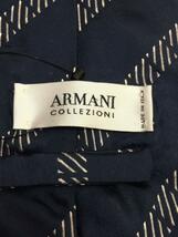 ARMANI COLLEZIONI◆ネクタイ/シルク/NVY/メンズ/アルマーニコレッツィオーニ_画像3