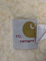 Carhartt◆内ボア/USA製/ベスト/XXL/コットン/IDG/無地_画像3