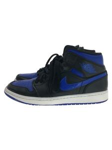 NIKE◆AIR JORDAN 1 MID/エアジョーダン 1 ミッド/ブラック/554724-068/26.5cm/BL