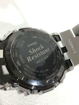 CASIO◆ソーラー腕時計・G-SHOCK/デジタル/SLV/SLV_画像3